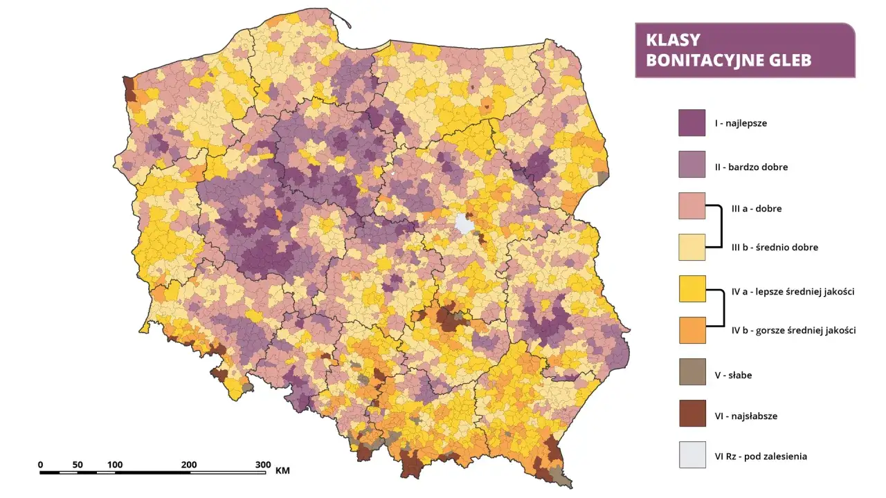 Mapa bonitacyjna gleby w Polsce
