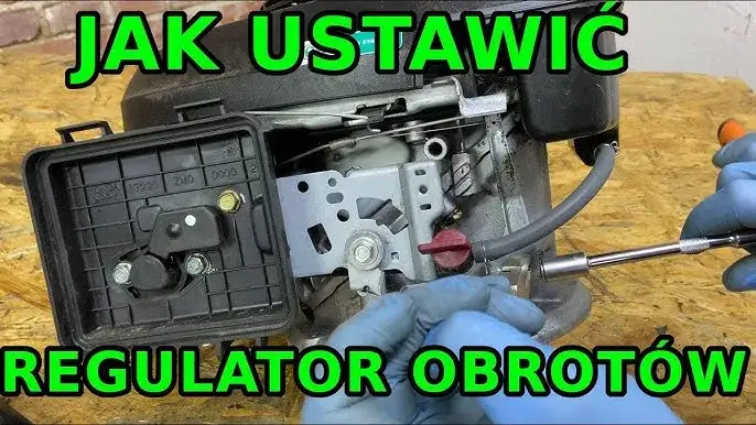 gaźnik kosiarki spalinowej schemat regulator obrot&oacute;w