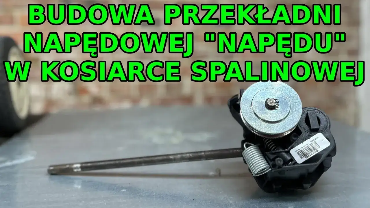 schemat działania napędu kosiarki spalinowej